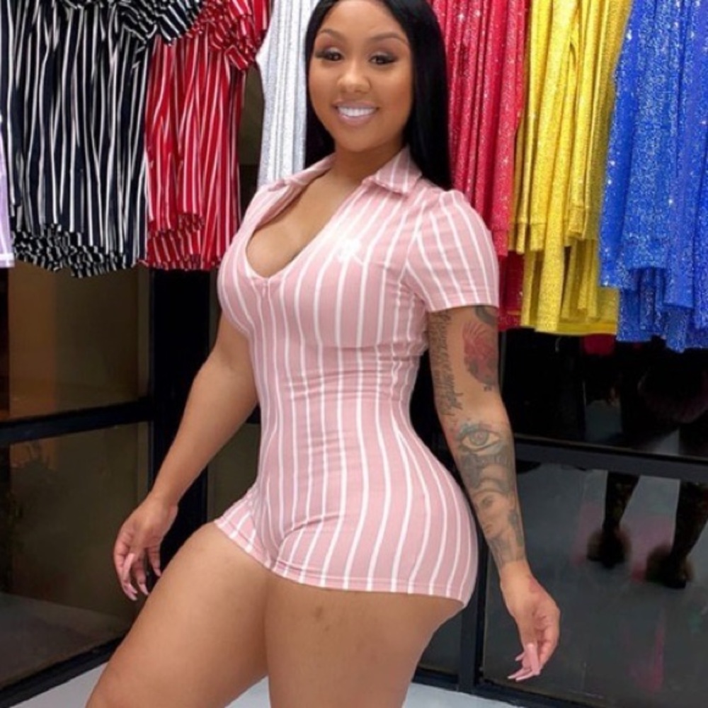 Shop So Real Blush Pink Kitty Cat Suit